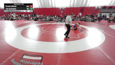 10U Boys - 93 lbs 1st Place Match - Ari McKenna, Maverick Training Center vs Blake Briese, Wisconsin