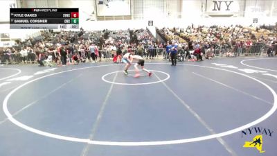 93 lbs Cons. Round 2 - Samuel Corsner, Celtic Wrestling Club vs Kyle Oakes, Salamanca Youth Wrestling Club