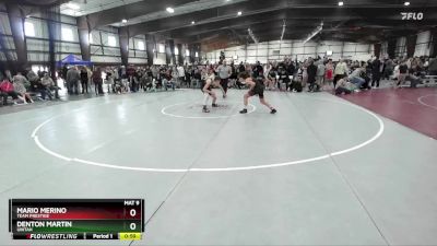 125 lbs Cons. Round 3 - Denton Martin, Uintah vs Mario Merino, Team Prestige