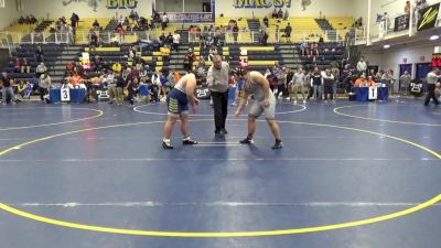 285 lbs Consy 4 - James Grimm, Kiski Area vs Elisua Daugherty, Franklin Regional