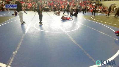 67 lbs Quarterfinal - Turk Hockett, Caney Valley Wrestling vs Hudson Hood, Collinsville Cardinal Youth Wrestling