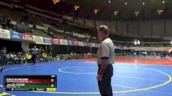 285 lbs Finals (2 Team) - Jacob Cover, Kent State vs Zach Schrader, University Of Maryland