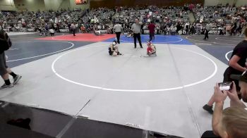 73 lbs Round Of 16 - Benjamin Laumea, Raider WC vs Weston Phillips, Mat Time