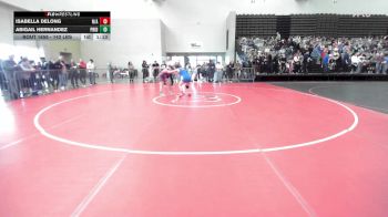 142 lbs Rr Rnd 1 - Isabella DeLong, N/A vs Abigail Hernandez, Pride WC