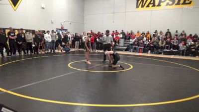 JV-2 lbs Round 1 - Embry Meyer, Oelwein vs Koltt Kelber, West Marshall