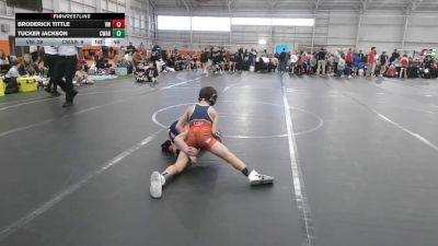 68 lbs Round 2 (6 Team) - Broderick Tittle, Valor Wrestling vs Tucker Jackson, Contenders WA Blue