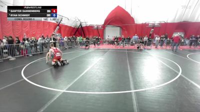 175 lbs Cons. Round 5 - Sawyer Dannenberg, Sarbacker Wrestling Academy vs Ryan Schmidt, Kaukauna Wrestling Club