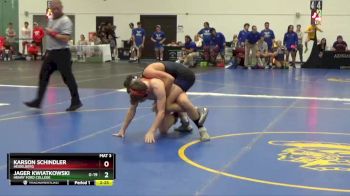 141 Freshman/Soph Champ. Round 2 - Jager Kwiatkowski, Henry Ford College vs Karson Schindler, Heidelberg