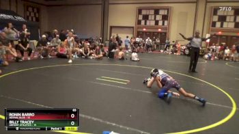 65 lbs Semis & 1st Wrestleback (8 Team) - Billy Tracey, Armory Athletics vs Ronin Barro, Revival Blue