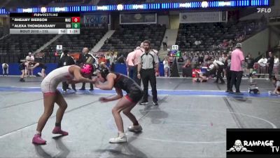 115 lbs 2nd Place Match - Alexa Thongrasamy, Derby vs Rheamy Rierson, MAC