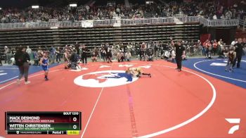43 lbs 5th Place Match - Witten Christensen, Southwest Wolverines Wrestling vs Mack Desmond, Wyoming Underground Wrestling