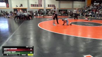 PW-5 lbs Round 1 - Amiyah Greiner, WACO vs Waverly Repp, Golden Hawk Wrestling Club