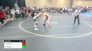 138 lbs Round Of 128 - Keagan D'Amico, Brighton WC vs Robert Minden, Fearless WC