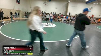 215A Quarterfinal - Rorke Stierle, Lyman vs Alaki Shafe, Green River