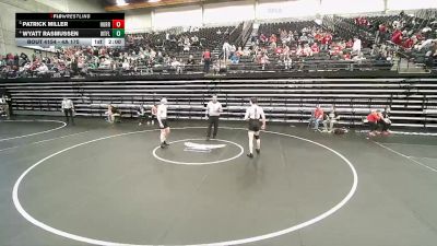 4A 175 lbs Quarterfinal - Patrick Miller, Hurricane vs Wyatt Rasmussen, West Field