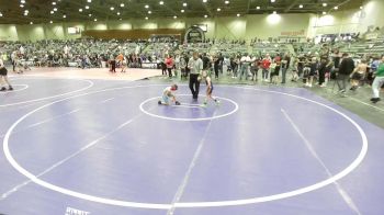 46 lbs Round Of 16 - Carson Williams, Punisher Wrestling vs Brielle Alves, Willows Wrestling