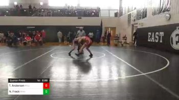 145 lbs Quarterfinal - Tyler Anderson, Pequea Valley vs Noah Frack, Brandywine Heights