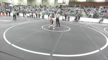 57 lbs Round Of 16 - Jack Smith, Team Coalinga vs Kannon Crews, Buckaroo WC