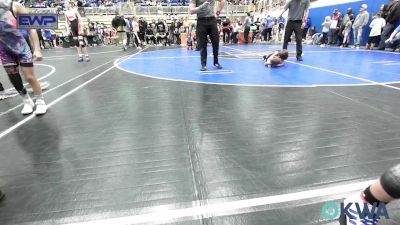 61 lbs Round Of 16 - Kasen Shouse, Cowboy Wrestling Club vs Blaine Horton, Newkirk Takedown Club