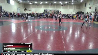 75 lbs Quarterfinal - Asher Steinke, Owatonna Wrestling Academy vs Qc Schuldt, United