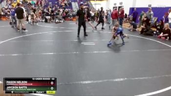 62 lbs Semifinal - Jayceon Batts, Columbia KnighYouth Wrestling vs Mason Nelson, Summerville Takedown Club