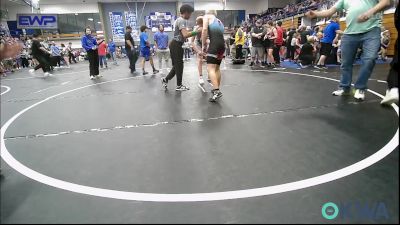 132 lbs Quarterfinal - Peyton Heuer, Harrah Little League Wrestling vs Quade Kolar, Team Nomad