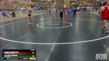 AA 182 lbs Quarterfinal - Hayden Sinner, Nolensville vs James Robinson, Jefferson County