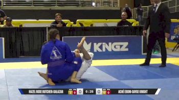 Aché Eboni-Sayge Knight vs Hazel Rose Butcher-Salazar 2025 Pan Jiu Jitsu IBJJF Championship