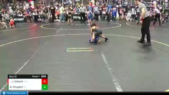 37 lbs 1st Place Match - Josiah Salazar, Capital City WC vs Briggs Poupard, Dundee WC