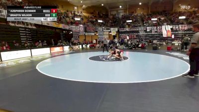 113 lbs Semifinal - Xzephren Donner, Russell Hs vs Bradyn Wilson, Hoxie Hs