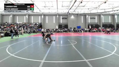 157 lbs Round Of 32 - Andrew King, Daniel Hand vs Kyle Amirault, Glastonbury