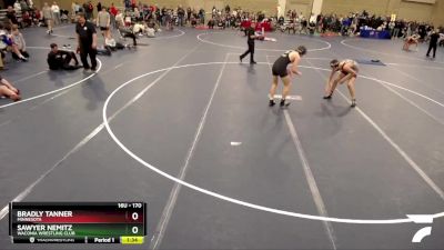 170 lbs Quarterfinal - Bradly Tanner, Minnesota vs Sawyer Nemitz, Waconia Wrestling Club