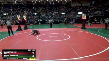 116 lbs Quarterfinal - Cagnee Grime, ARC3 vs Bella Hersman, RVY2