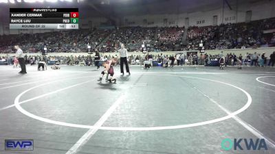 52 lbs Round Of 32 - Xander Cermak, Perry Wrestling Academy vs Rayce Luu, Pocola Youth Wrestling