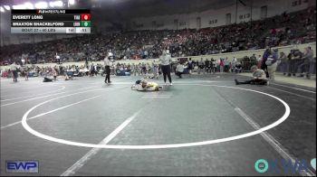 40 lbs Round Of 16 - Everett Long, Tiger Trained Wrestling vs Braxton Shackelford, Lions Wrestling Academy