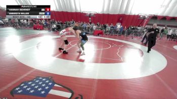 155 lbs Cons. Semi - Hannah Behrndt, Askren Wrestling Academy vs Emersyn Miller, Combat WC School Of Wrestling