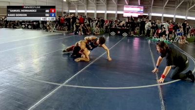 190 lbs Champ. Round 2 - Samuel Hernandez, Arizona vs Kano Gordon, California