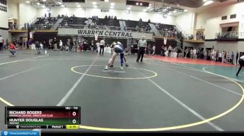 113 lbs Cons. Round 5 - Richard Rogers, Franklin Central Wrestling Club vs Hunter Douglas, Indiana