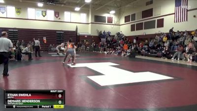 190 lbs Semifinal - Ethan Swehla, NH/TV vs Demaris Henderson, Waterloo East