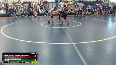 150 lbs Quarterfinal - Noah Andrejeski, Sequim vs Manaseh Lanphear Ramirez, East Jefferson