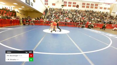 138 lbs Round Of 16 - Michael Boulanger, Milford vs Michael Brooks, Weymouth