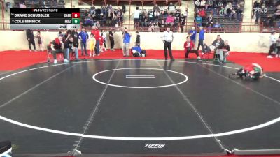 65_B lbs Consi Rd 1 32 #2 - Drake Schussler, Chartiers-Houston vs Cole Minnick, Frazier