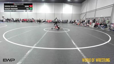 60 lbs Rr Rnd 1 - Joshua Sawyer, Firebird Elite vs Oakley Waitkus, Tulsa Elite 12U 1
