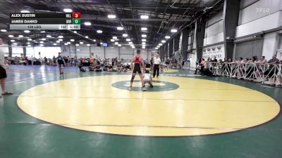 106 lbs Rr Rnd 1 - Alex Sustin, Hilltopper Wrestling Club - HSB vs James Danko, Division-1 Training Center - HSB