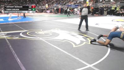 5th Place Match - Anthony Morales, Gering vs Crew Carlson, Omaha Skutt Catholic
