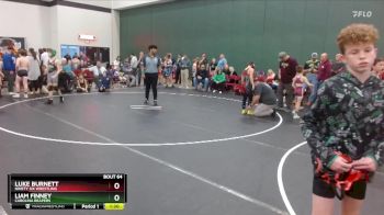 100 lbs 3rd Place Match - Luke Burnett, Ninety Six Wrestling vs Liam Finney, Carolina Reapers