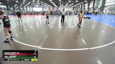 80 lbs Rd# 8- 12:30pm Saturday Final Pool - Will Hughes, Minion Green vs Justin Wildy Jr, Maryland BLACK