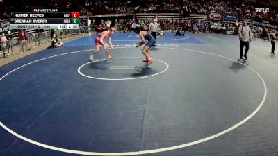 D 1 144 lbs Champ. Round 1 - Hunter Reeves, Haughton vs Brennan Overby, Northshore