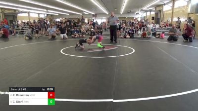 58 lbs Consi Of 8 #2 - Rocky Roseman, Northumberland vs Cohen Stahl, Middleburg