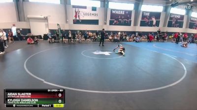 60 lbs Cons. Semi - Kyleigh Danielson, Texas Elite Wrestling Club vs Aidan Slagter, 512 Outlaw Wrestling